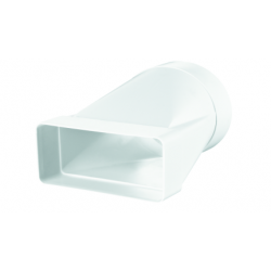 PVC - 9132 преход плоско/кръгъл 90/220-Ф150